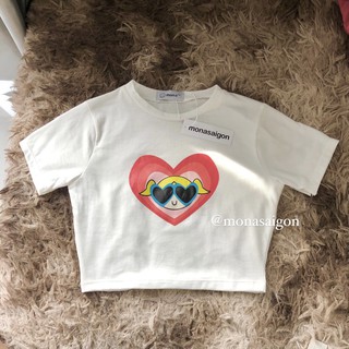 Áo croptop thun MONÁ - HEART