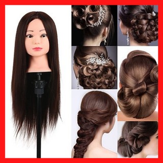 Đầu ken manocanh kèm giá đỡ cho thợ tóc