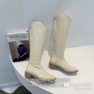 Boot trắng sữa sz 39