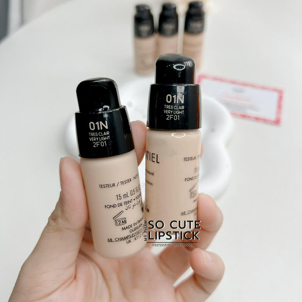 Kem nền Guerlain L'essentiel Natural Glow Foundation/ High Perfection Foundation 15ml 01W - 01N - 03W - 03N - 02N