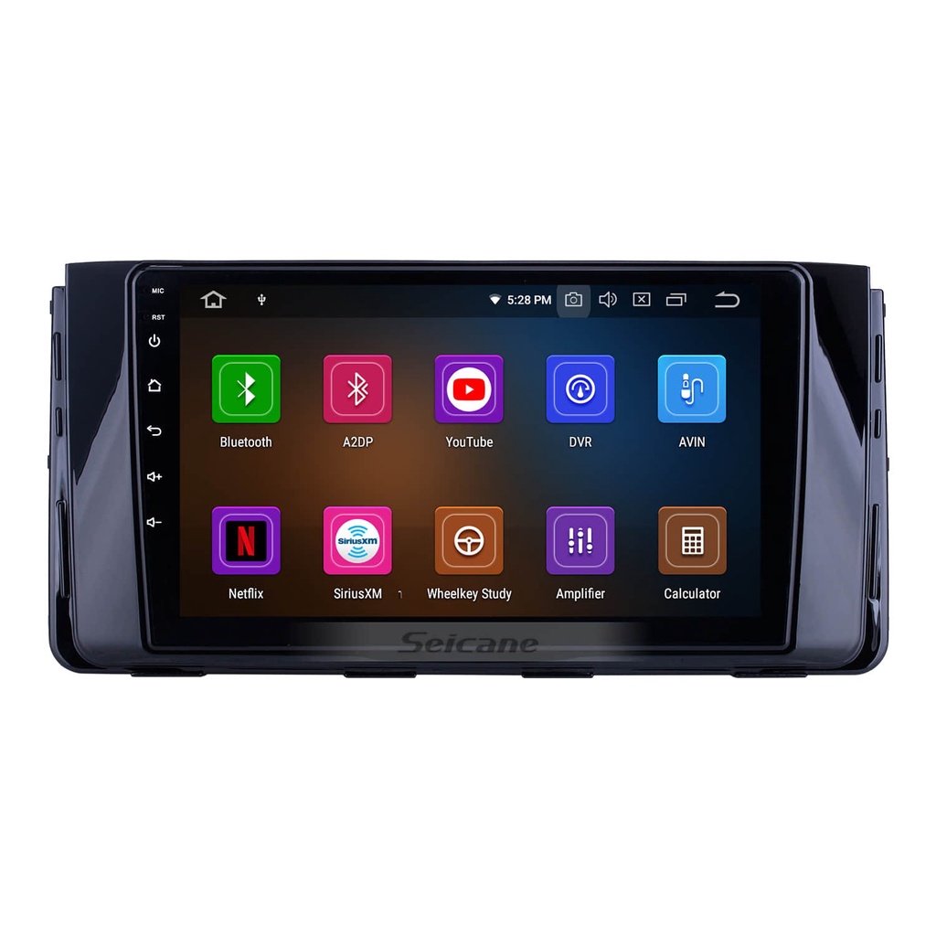 Mặt dưỡng màn hình DVD android 9” 10” HYUNDAI SOLATI 2018-2021 cắm jack nguồn Zin