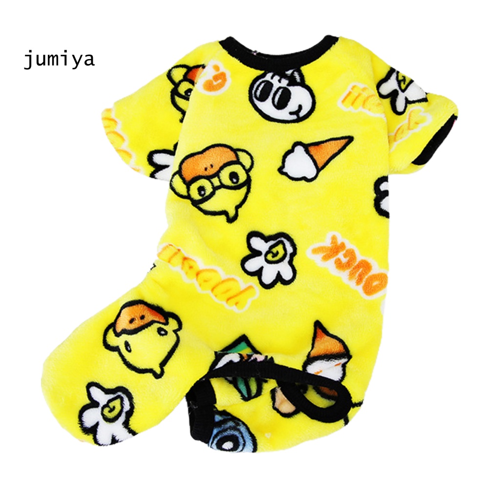 Jumsuit Bốn Mảnh Có Thể Giặt Được Cho Chó Cưng