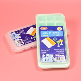 Khay đá có nắp đậy 21 viên HPL52