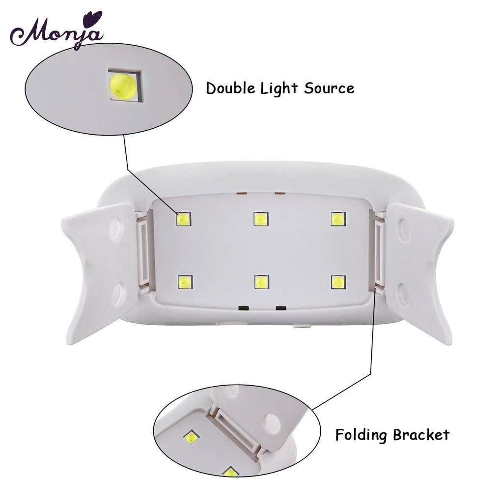 Dụng Cụ Đèn Led UV 15ML Không Dính Nhanh Khô Dùng Để Thiết Kế Móng Tay 3D DIY