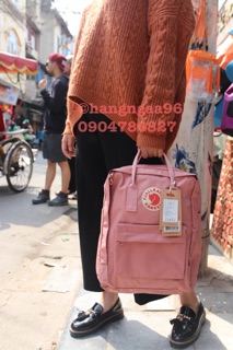 Balo Kanken hồng đất
