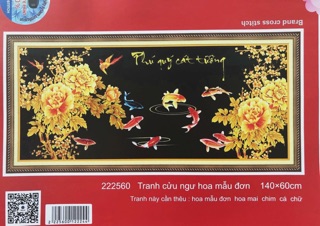 Tranh thêu chữ thập Combo 2 bức