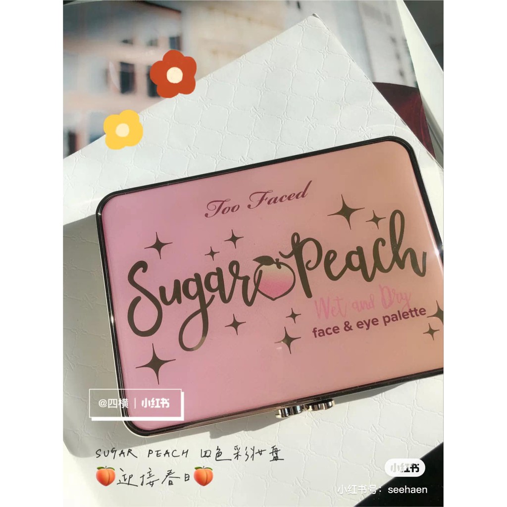 Bảng má Too Faced Sugar Peach