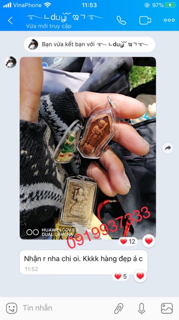 Mặt dây chuyền phật thái