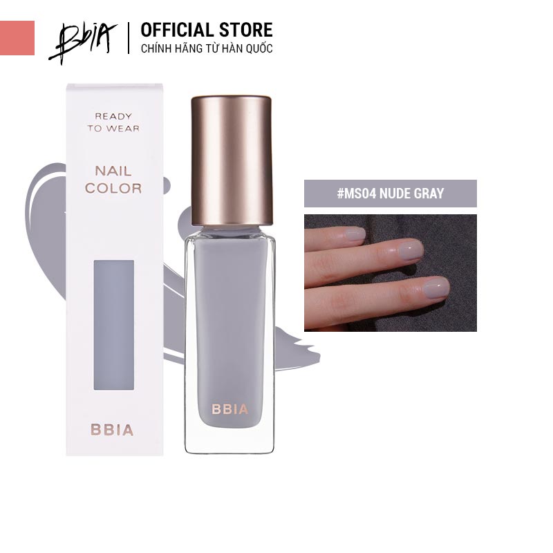 Sơn Móng Tay Bbia Ready To Wear Nail Color (6 màu) 7ml - Bbia Official Store