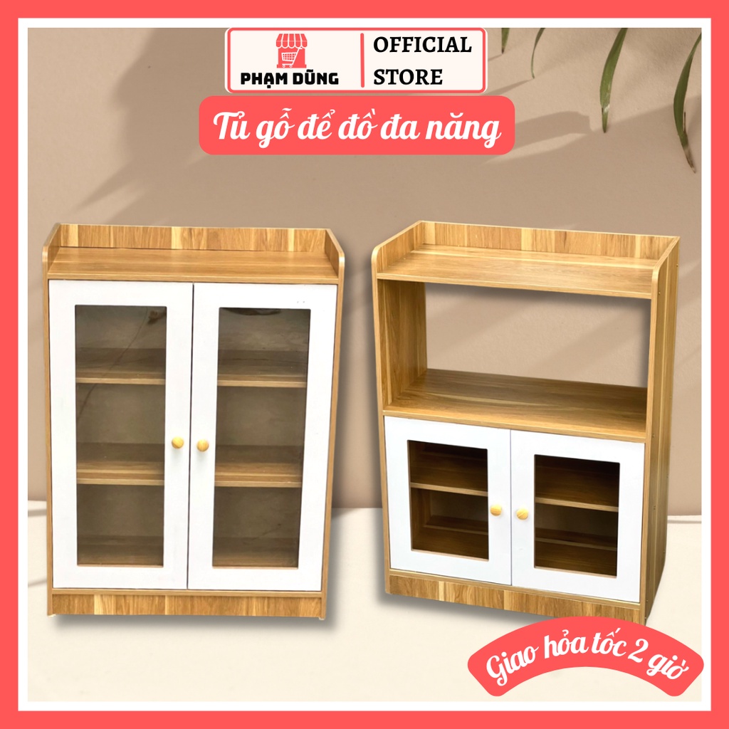 Tủ gỗ để đồ đa năng , tủ lò vi sóng , tủ giày dép , tủ để quần áo , tủ chén dĩa có cửa kính