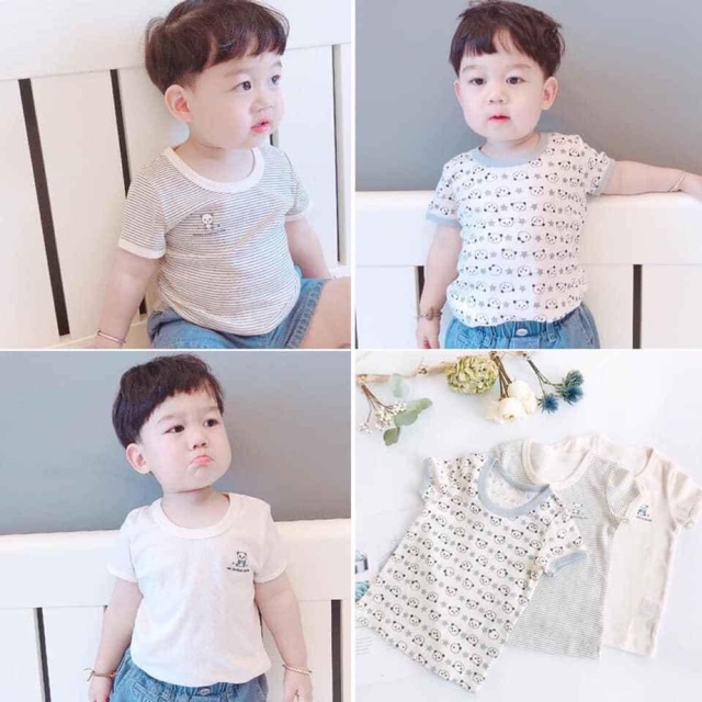 set 3 áo phông bé trai bé gái