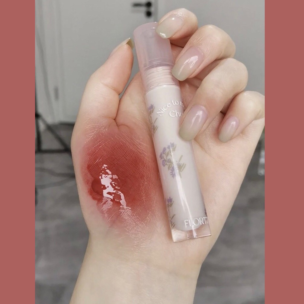 Son kem bóng FLORTTE son kem hoa KAKASHOW mềm mọng môi Nice Too Meet Chu FLOR04 KAKA11