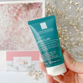 Gel Rửa Mặt La Roche-Posay Hỗ Trợ Giảm Mụn Cho Mặt & Toàn Thân Effaclar Micro-Peeling Purifying Gel 50ml