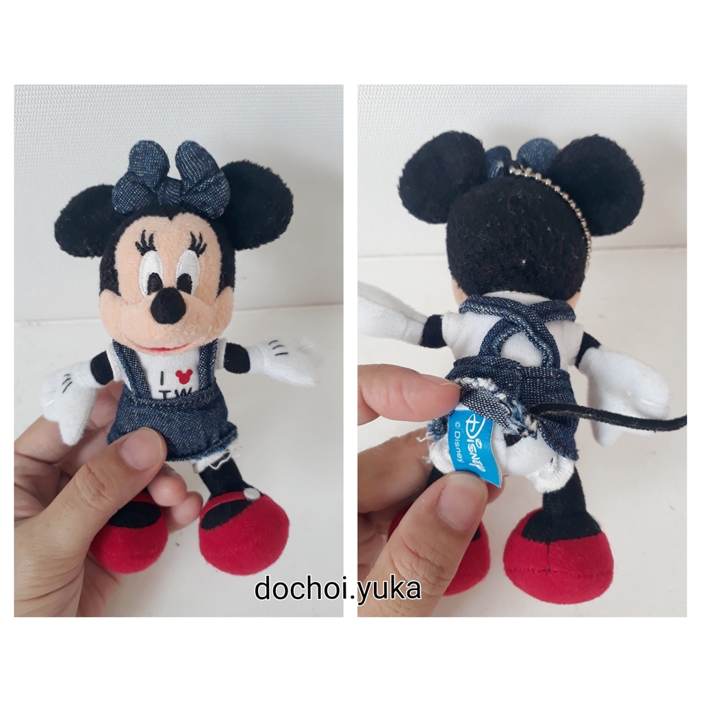 Gấu bông Mickey & Minnie size móc khóa
