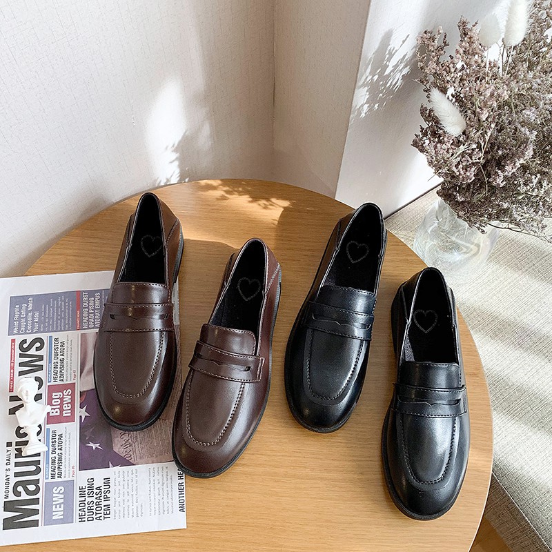 [Order] Mẫu giày Mary Jane trơn 2 màu đen nâu, lên dáng cực xinh | BigBuy360 - bigbuy360.vn