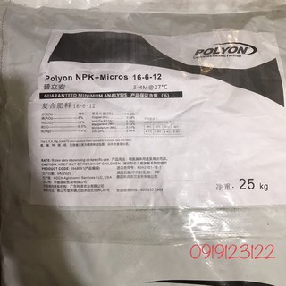 1kg phân tan chậm Polyon, phân tan chậm xanh Mỹ