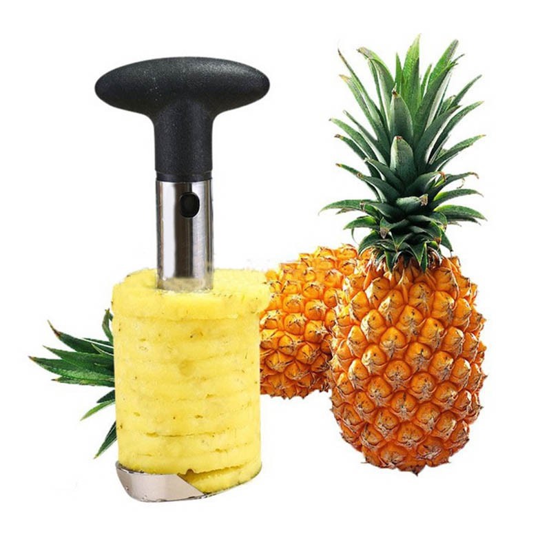 Dụng cụ gọt &amp; lấy lõi dứa bằng thép không gỉ