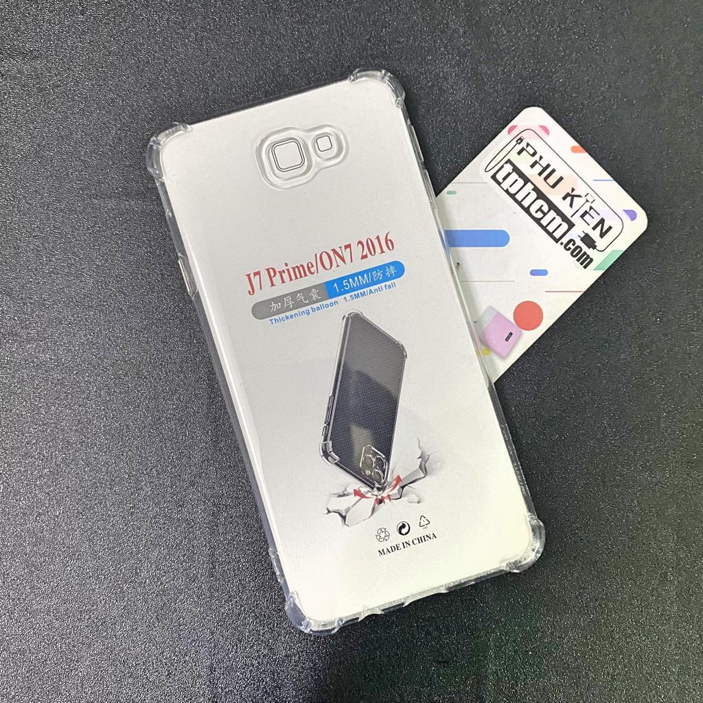 Ốp lưng Samsung J7 Prime - On7 2016 dẻo Trong suốt Chống sốc