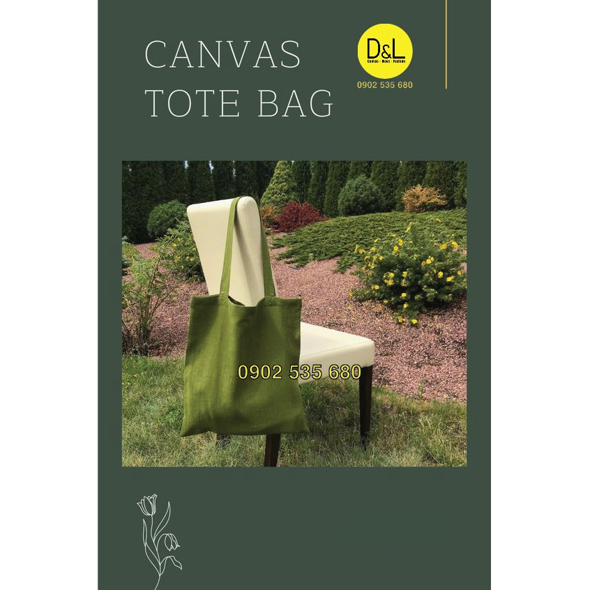 [GIÁ HUỶ DIỆT - CÓ KHÓA] TÚI TOTE NAM NỮ CHẤT LIỆU VẢI BỐ CANVAS LOẠI 1