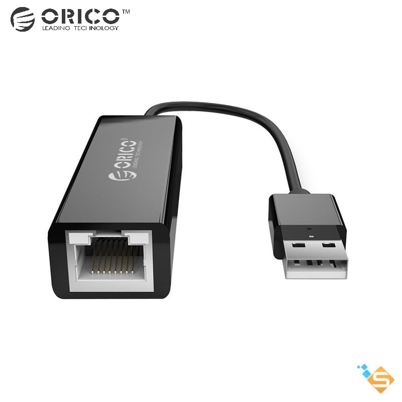 Bộ chuyển đổi cổng USB 2.0 USB 3.0 sang cổng mạng LAN Orico UTJ-U2 ỤT-U3 - Bảo Hành Chính Hãng 12 Tháng