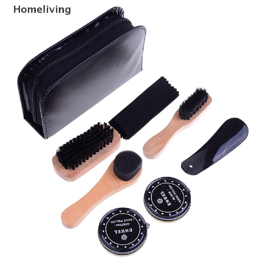 Bộ Dụng Cụ Đánh Bóng Giày Bằng Bọt Biển Di Động Tiện Dụng