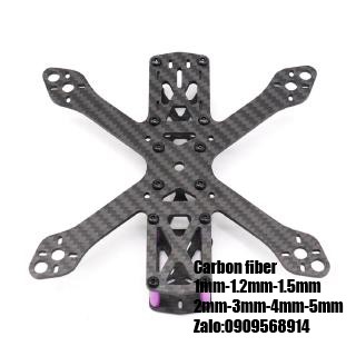 Carbon fiber 3K các loại kích thước 1mm 1.5mm 2mm