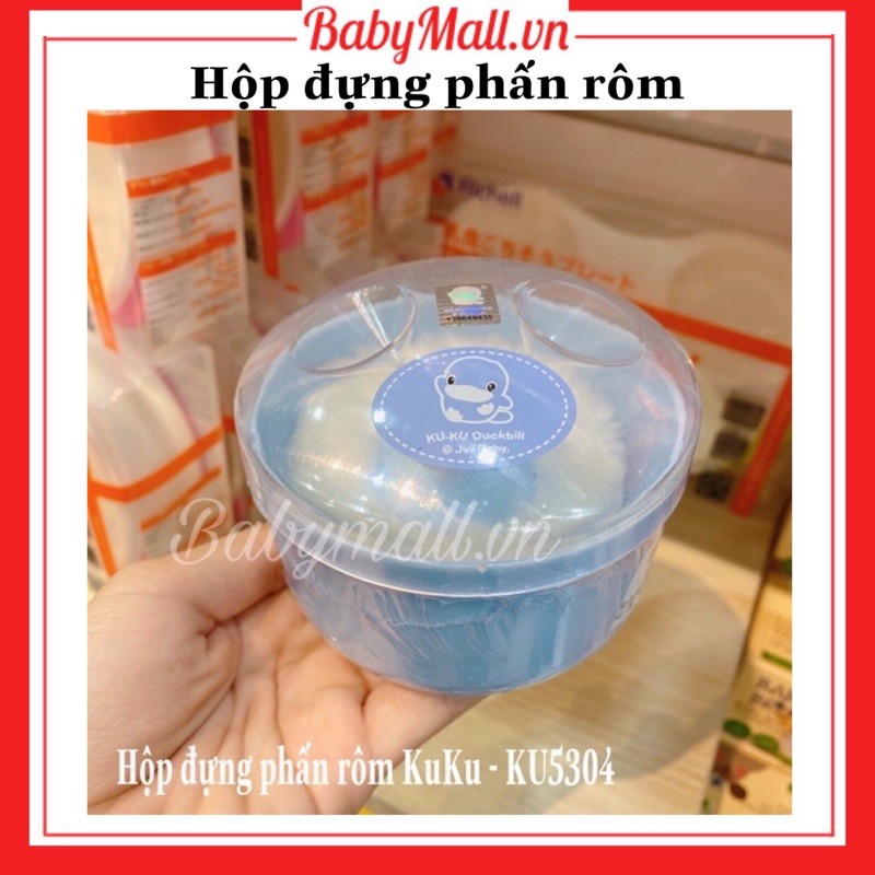 Hộp đựng phấn rôm KU5304 tiện lợi và nhỏ gọn