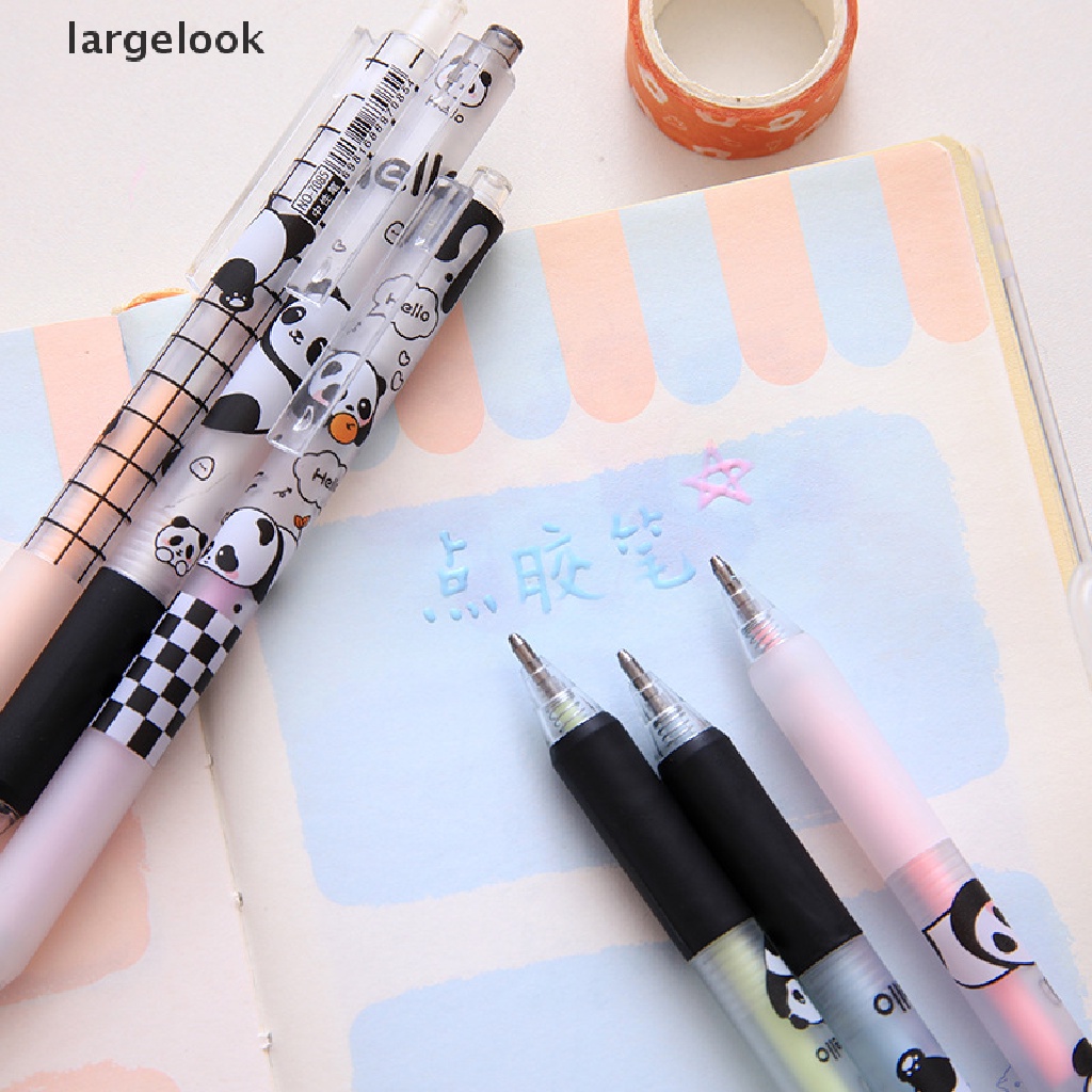 Bút Keo Dán Nhanh Khô Hình Gấu Trúc / Chấm Bi Dễ Thương ♨Nóng Bỏng