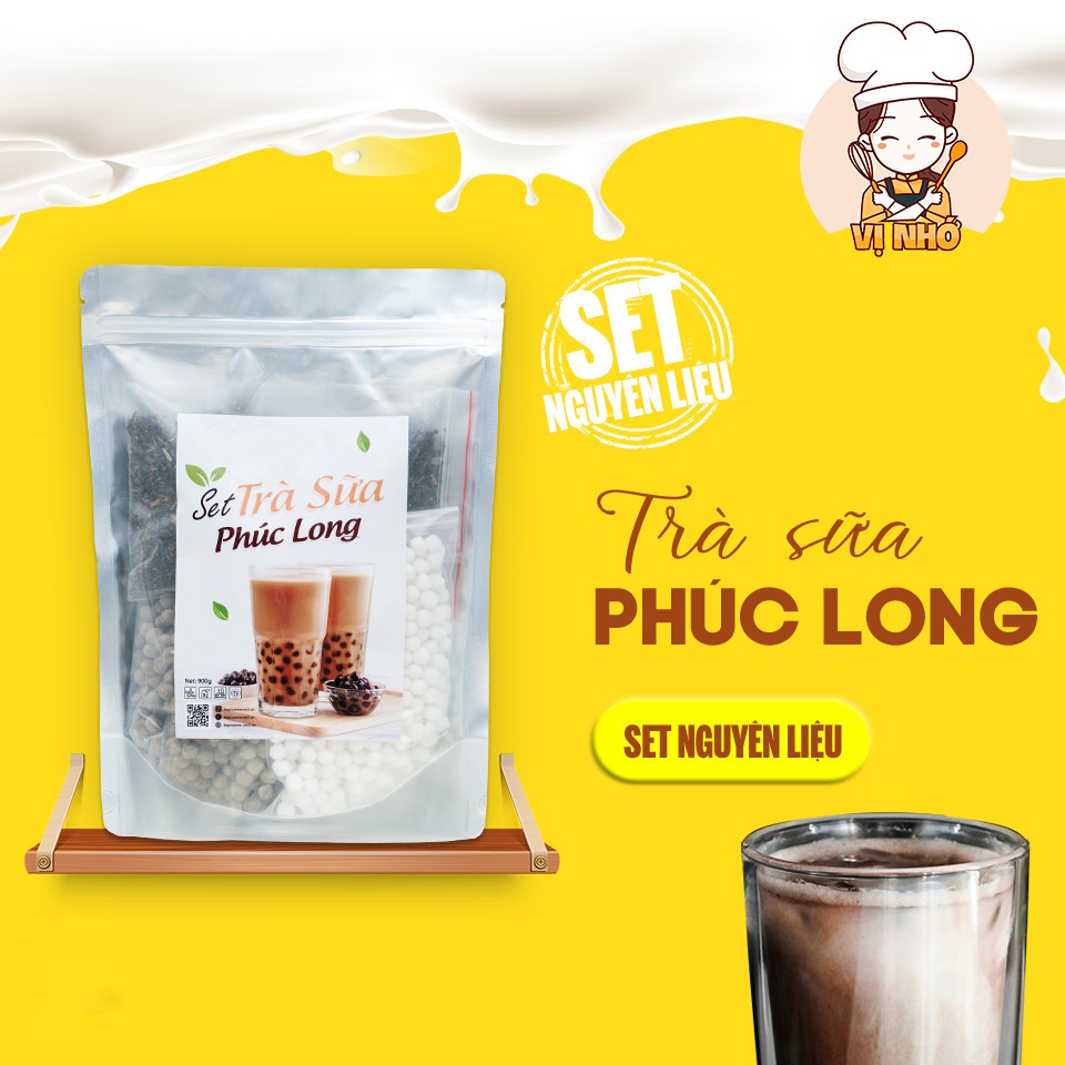 Set Trà Sữa Phúc Long, Thái Xanh, Thái Đỏ ( 35 -40Ly) Tặng Kèm Công Thức - VỊ NHỚ | BigBuy360 - bigbuy360.vn