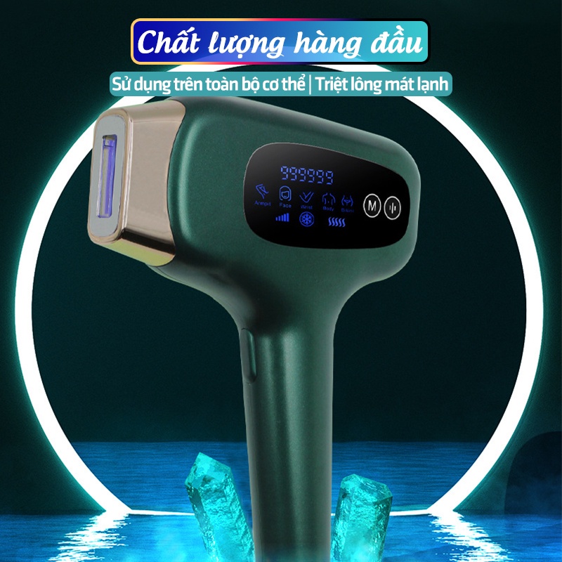 Máy Triệt Lông Băng Lạnh HRC Triệt Vĩnh Viễn Sau 3 Tháng, Giảm 90% Lông Sau 1 Tháng Sử Dụng, BH [12T]