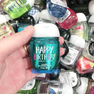 Gel rửa tay khô Bath Body Works Happy Birthday Mỹ