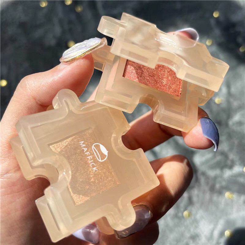 Phấn mắt hạt dẻ MAFFICK tông cam đào hồng đất xinh xắn Chestnut Jigsaw Eye Shadow Plate hot Tiktok MAFI35