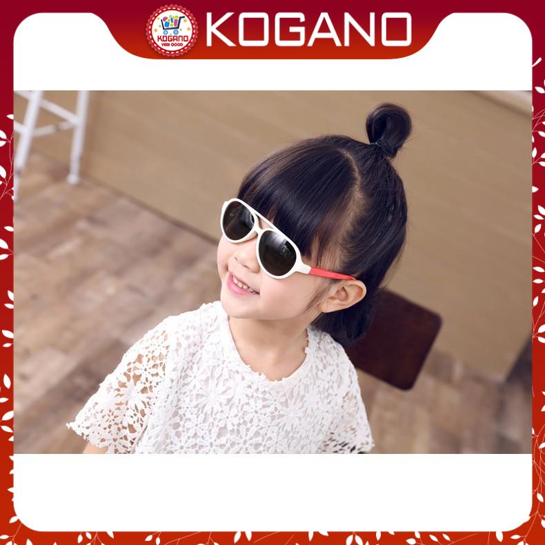Kính cho bé KOGANO kính trẻ em chống tia UV thời trang gọng dẻo chống vỡ siêu bền FGK-001172