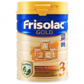 Frisolac Gold số 3 900g -  Hộp thiếc