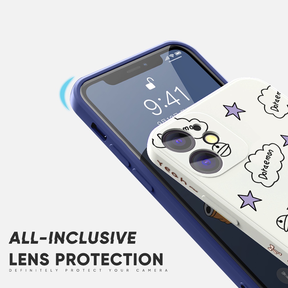 Ốp Điện Thoại Silicon Họa Tiết Doraemon Hoạt Hình Bảo Vệ Camera Cho Xiaomi Redmi Note 11/Note 11S