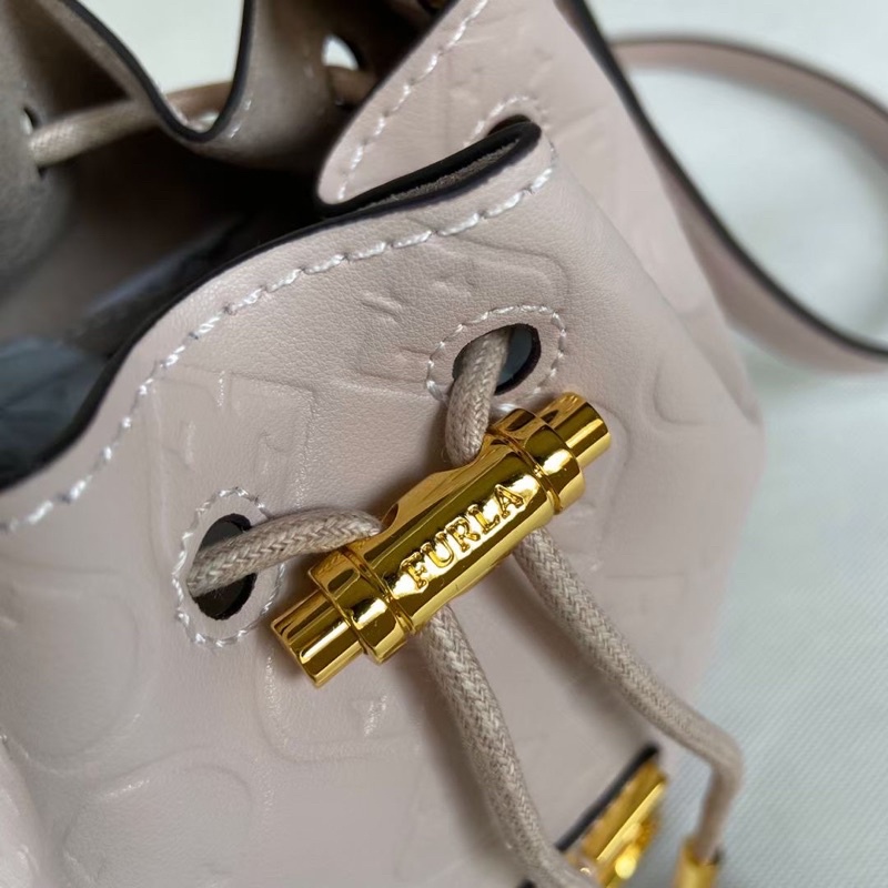 Túi Xách Furla B Furla -  Sac Seau Furla Bucket Ribes G Màu hồng phấn