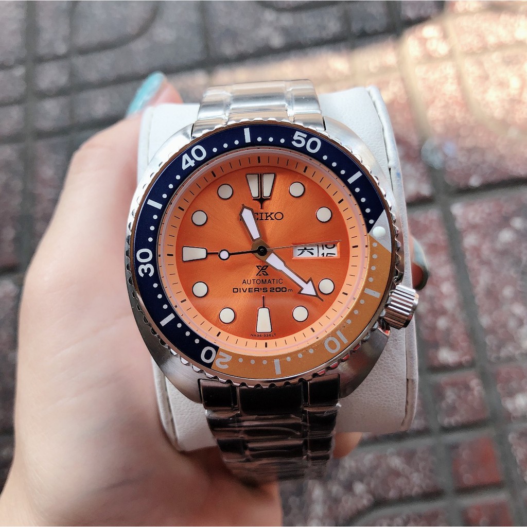 Đồng hồ nam seiko X diver 200 4r36-04y0 mặt cam máy cơ 44mm