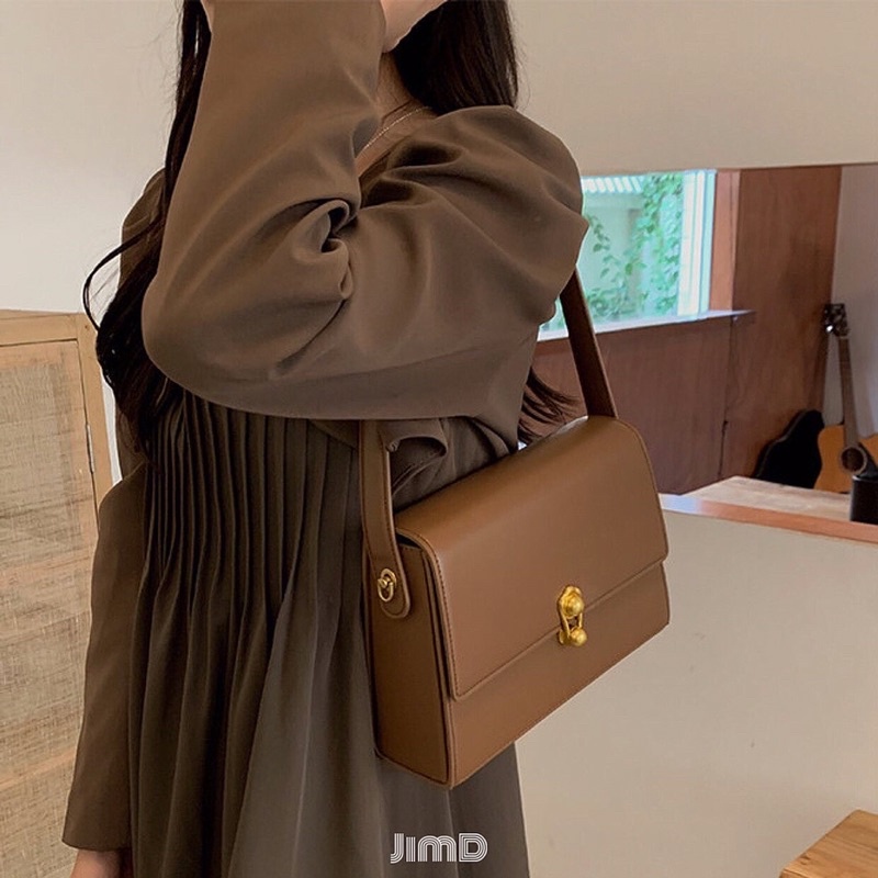 Túi xách thời trang nữ da cao cấp khoá cài - CP001