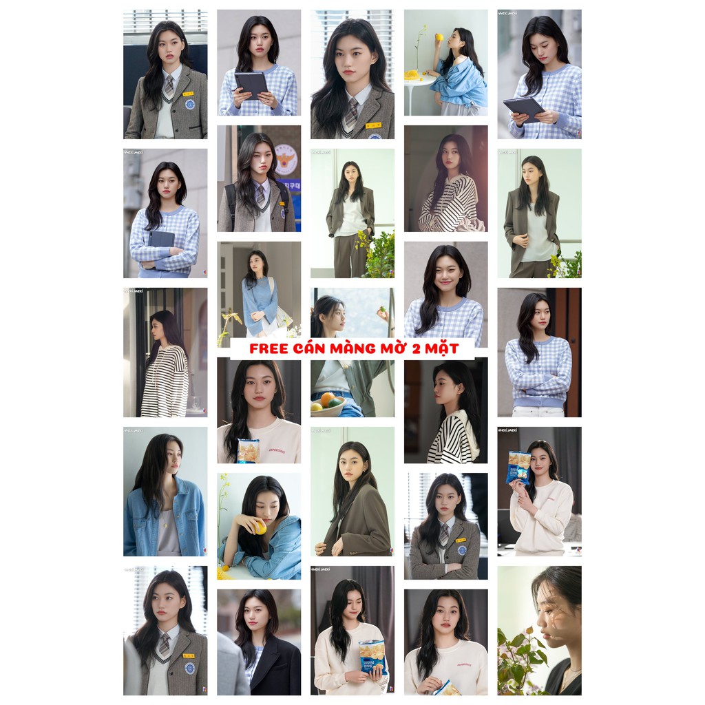 Lomo card 63 ảnh thành viên Weki Meki - Kim Doyeon Drama