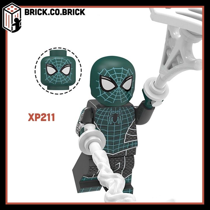 Nhân vật Người nhện Minifigure Spiderman Far From Home Spiderverse Mysterio Agent Venom KT1028