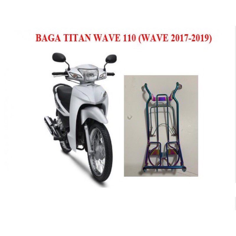 Bây wave 110 (wave 2017-2021) titan 7 màu đẹp