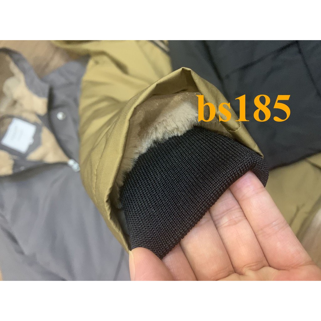 * Mã BS185: Áo khoác  lót lông hàng VNXK. Lớp ngoài chống nước trong lót lông thỏ
