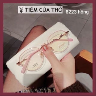 Gọng kính cận nữ, form vừa kim loại cứng cáp Tiệm của thỏ 8233