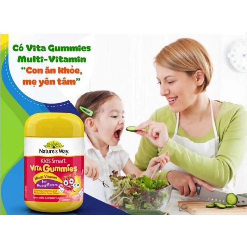 Vita Gummies Nature's Way,kẹo gum bổ xung vitamin cho bé