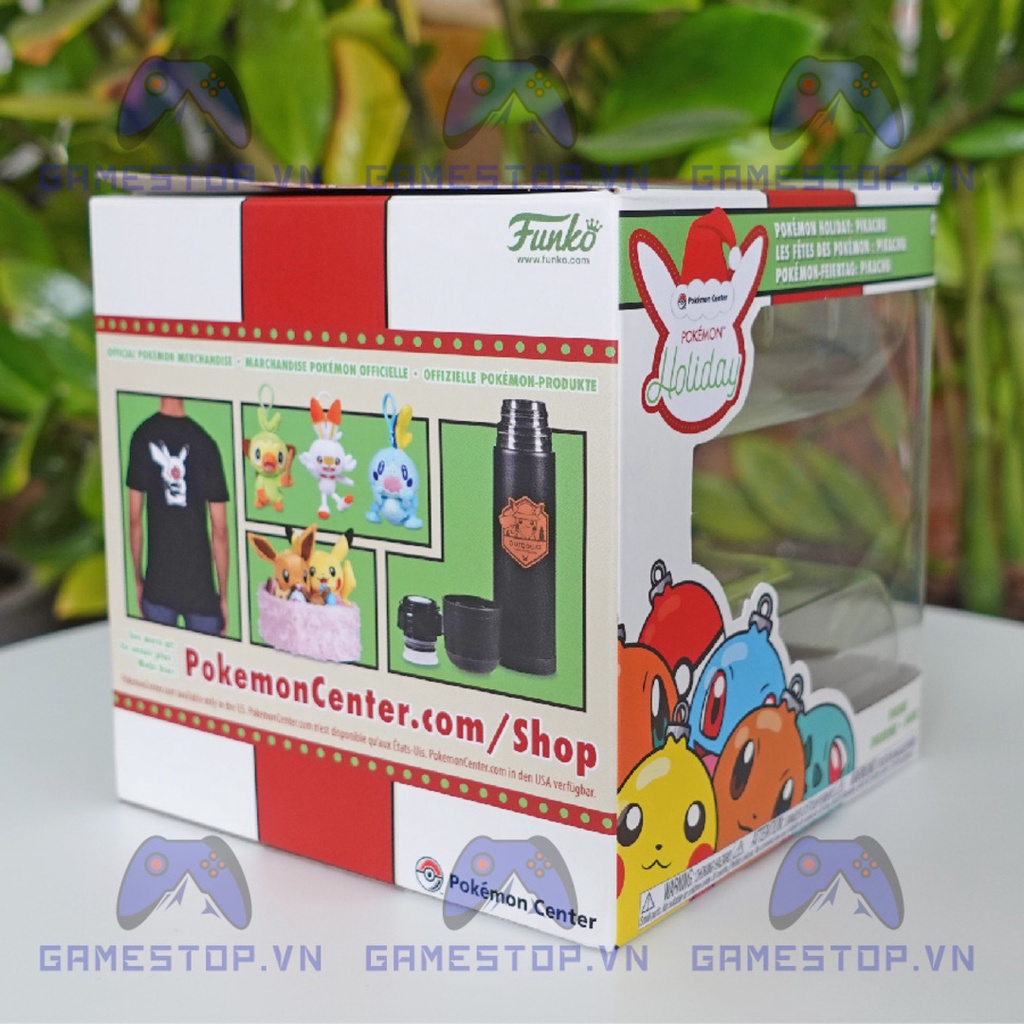 Mô hình Pokemon Pikachu Holiday Funko Nhựa PVC POKFK01 Pokemoncenter USA