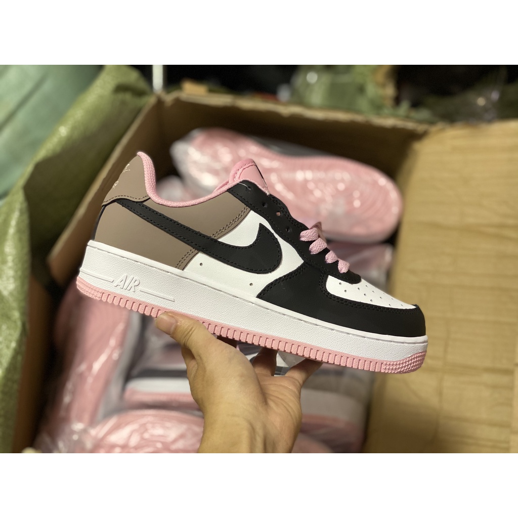 [Full bill box+quà] Giày thể thao af1_nike hồng đen sneaker nam nữ
