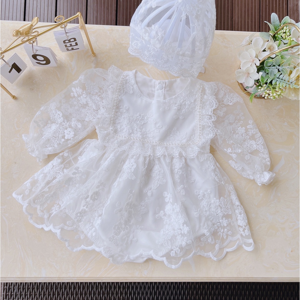 Body ren trắng cho bé gái sơ sinh 4-11kg🍓 🍓Như Ý House-mặc sinh Nhật- thôi nôi quà tặng