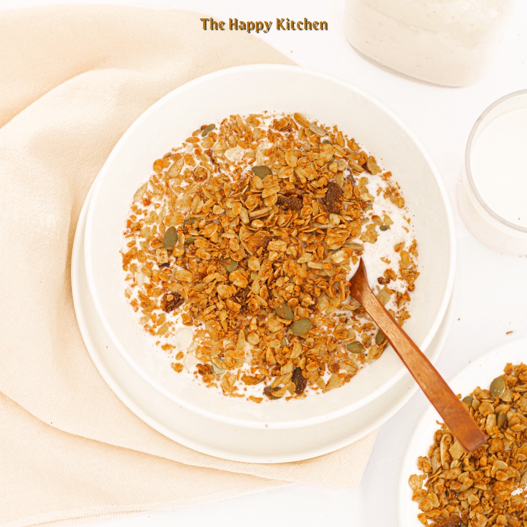 Granola SIÊU HẠT không đường dùng cho người ăn kiêng, eatclean