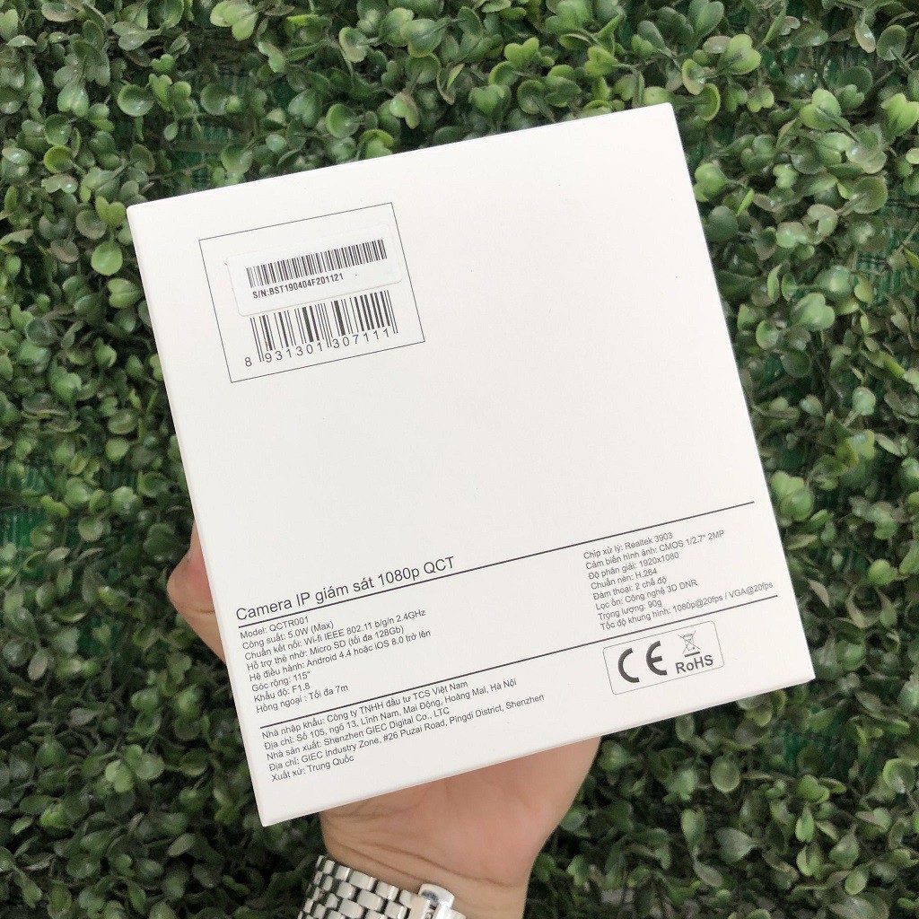 [Mã 267ELSALE hoàn 7% đơn 300K] CAMERA GIÁM SÁT MINI QCT gen2 1080P QUỐC TẾ | BigBuy360 - bigbuy360.vn