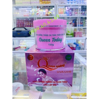 Kem dưỡng trắng da toàn thân queen today body queentoday 150g